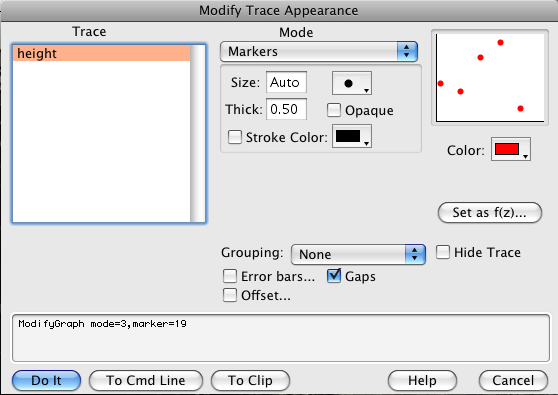 igor pro 7 command bar